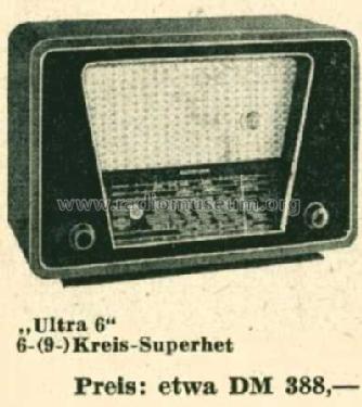 Ultra 6W; Südfunk-Apparatebau, (ID = 514733) Radio