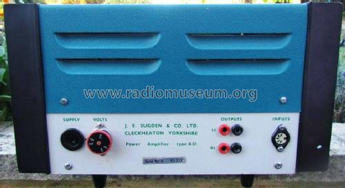 Power Amplifier A51; Sugden, J.E., (ID = 2440421) Ampl/Mixer