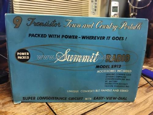 9 Transistor S912; Summit International (ID = 2408510) Radio