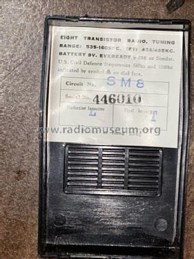 8 Transistor SM8; Sun Mark - American (ID = 2945846) Radio