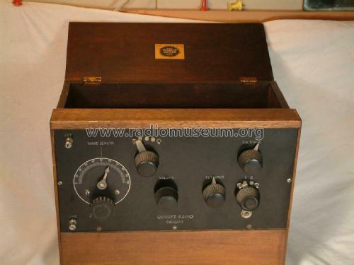 3-Tube Receiver ; Sunset Radio, The (ID = 2561677) Radio