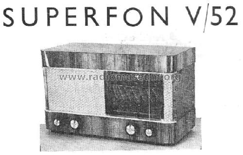 V/52; Superfon; Helsinki (ID = 1143976) Radio