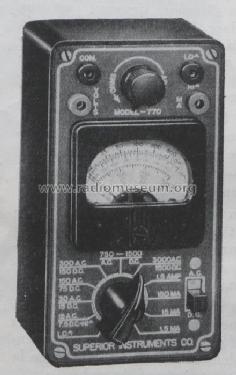 AVO Meter 770; Superior Instruments (ID = 838387) Equipment