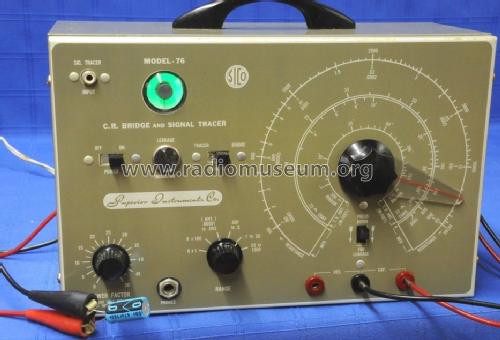 C.R. Bridge and Signal Tracer 76; Superior Instruments (ID = 1577661) Equipment