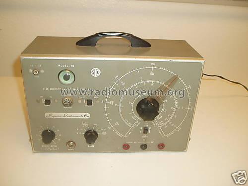 C.R. Bridge and Signal Tracer 76; Superior Instruments (ID = 644129) Equipment