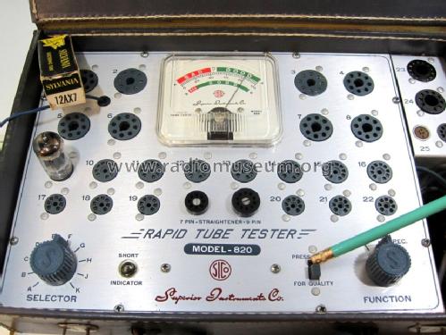 Rapid Tube Tester 820; Superior Instruments (ID = 1614982) Equipment