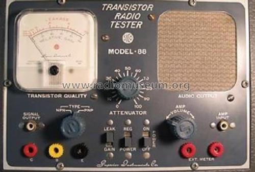 Transistor Radio Tester 88; Superior Instruments (ID = 2342364) Ausrüstung