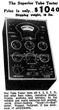 Tube Tester V-45; Superior Instruments (ID = 2783155) Ausrüstung