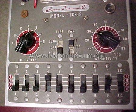 Tube Tester TC-55; Superior Instruments (ID = 1182686) Equipment