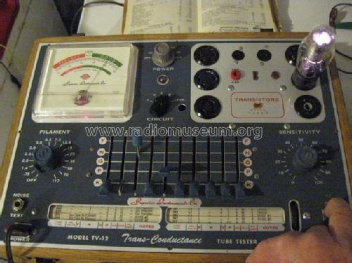 Trans-Conductance Tube Tester TV-12; Superior Instruments (ID = 1248005) Equipment