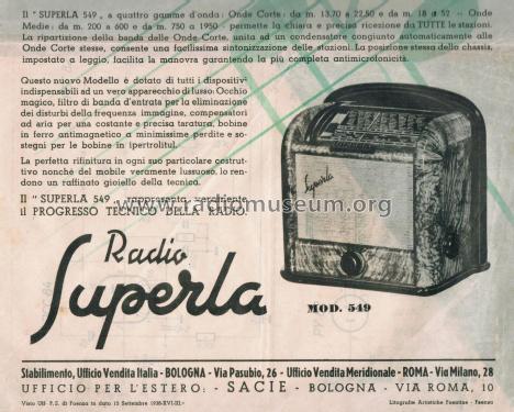 Radiofonografo 1549; Superla - Cresa; (ID = 2623798) Radio