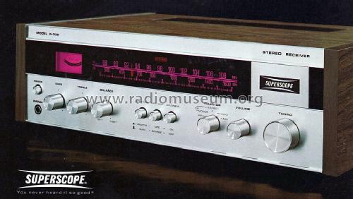 Stereo Receiver R 330 Radio Superscope Geneva Il Build 1985