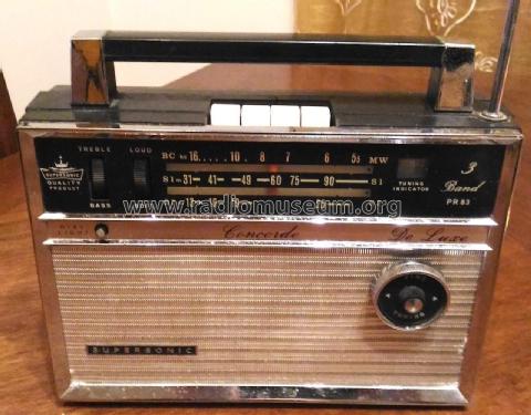 Concorde De Luxe PR83; Supersonic Chassay (ID = 2367826) Radio