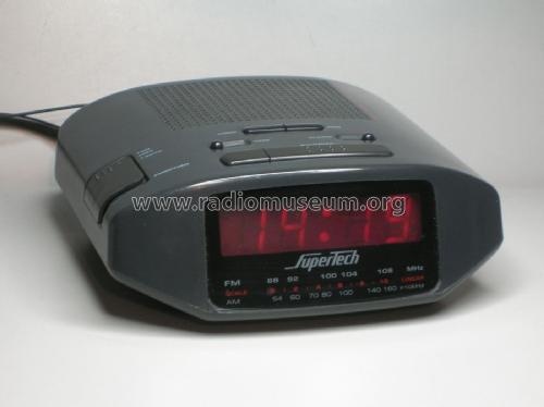 Digital Alarm Clock Radio CR01; SuperTech (ID = 2688820) Radio