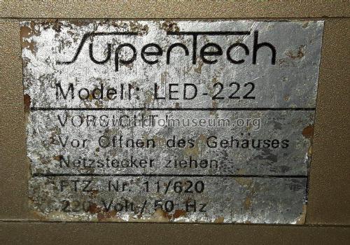 UKW/MW Radio Clock LED-222; SuperTech (ID = 2149327) Radio