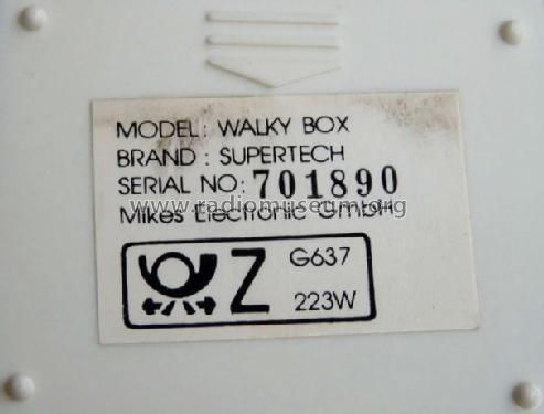 Walky box ; SuperTech (ID = 1550850) Radio