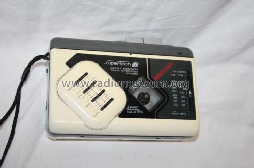 AM-FM Stereo Radio Cassette Recorder WR-859ES; SuperTech (ID = 2364781) Radio