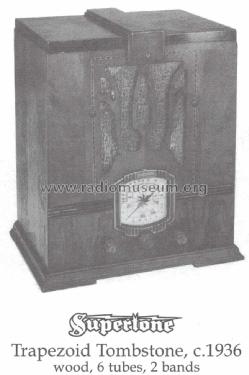 Trapezoid Tombstone ; Supertone Products (ID = 1479407) Radio