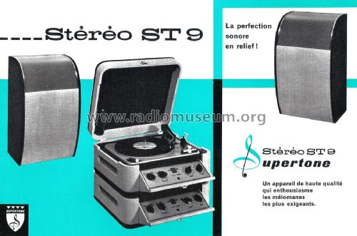 Chaîne Acoustique Hi-Fi Stéréo ST9 Ch= Dual 1007; Supertone, Waltham (ID = 2519878) R-Player