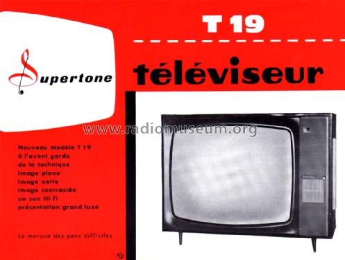 T19; Supertone, Waltham (ID = 2517790) Television