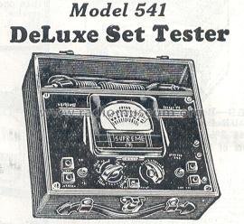 Super Sensitive Set Tester 541-S; Supreme Instruments (ID = 206361) Ausrüstung