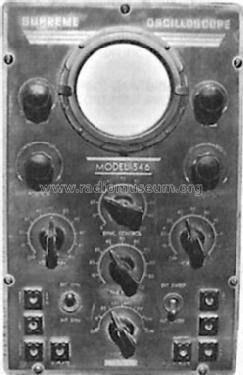 Three Inch Oscilloscope 546; Supreme Instruments (ID = 214869) Equipment