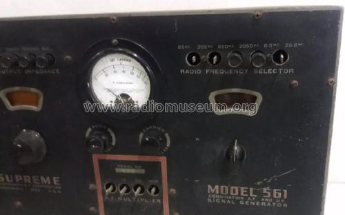 Signal Generator 561; Supreme Instruments (ID = 2139100) Ausrüstung