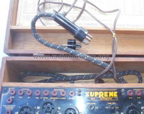 Automatic Tube Tester 385; Supreme Instruments (ID = 1147440) Ausrüstung