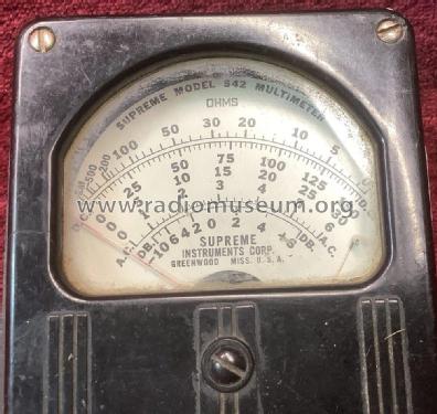 Multimeter 542; Supreme Instruments (ID = 3225492) Ausrüstung