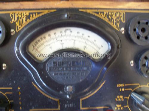 Standard Analyzer 333; Supreme Instruments (ID = 1160329) Ausrüstung