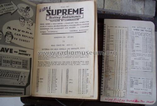 Tube and Battery Tester 589-A; Supreme Instruments (ID = 1160494) Ausrüstung