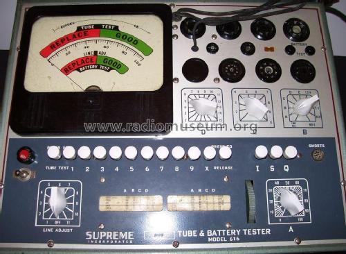 Tube and Battery Tester 616; Supreme Instruments (ID = 2218417) Ausrüstung