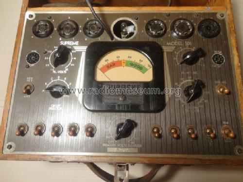 Deluxe Tube Checker 501; Supreme Instruments (ID = 1445268) Equipment