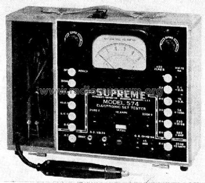 Tube Tester 574; Supreme Instruments (ID = 1222564) Ausrüstung