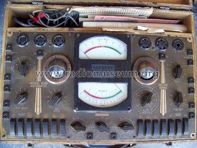 Tube Tester Deluxe Series 500 Automatic; Supreme Instruments (ID = 1340704) Ausrüstung