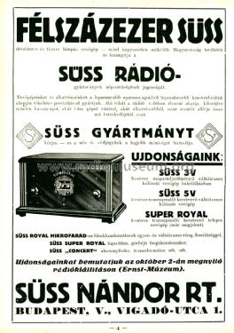 3 V; Süss Nándor (ID = 3075640) Radio