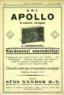 Apollo ; Süss Nándor (ID = 2462952) Radio