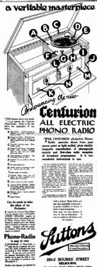 Centurion Phono-Radio ; Centurion Brand, (ID = 2414644) Radio