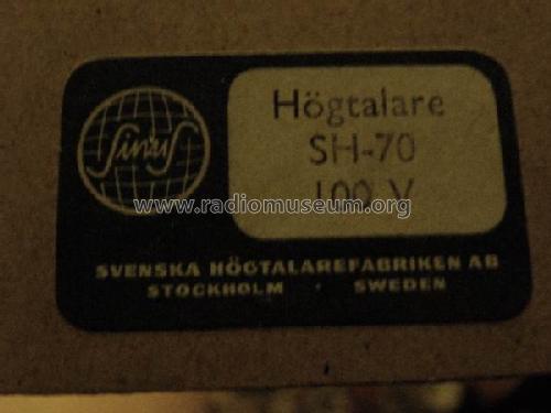 Sinus sekundärhögtalare SH-70; Svenska (ID = 839966) Parleur