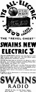 Electric 3 ; Swain & Co. Ltd.; (ID = 2052381) Radio