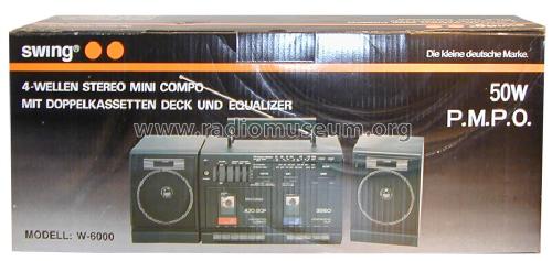 4-Band Mini Compo Stereo Radio Cassette Rekorder W-6000; Swing Electroimpex (ID = 1629384) Radio