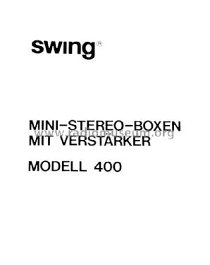 Swing 400; Swing Electroimpex (ID = 1217285) Speaker-P