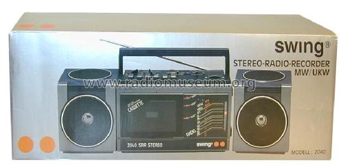 Swing MW/UKW Stereo Radio Cassetten Recorder 2040; Swing Electroimpex (ID = 1611774) Radio