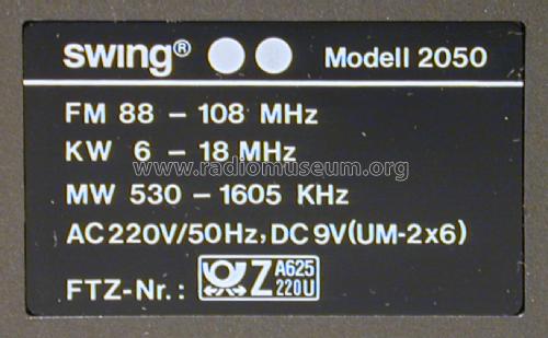 Swing Stereo-Mini-Compo 2050; Swing Electroimpex (ID = 1950718) Radio