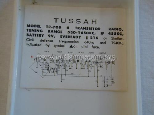 Six Transistor TR-708; Tussah Corp.; New (ID = 691805) Radio