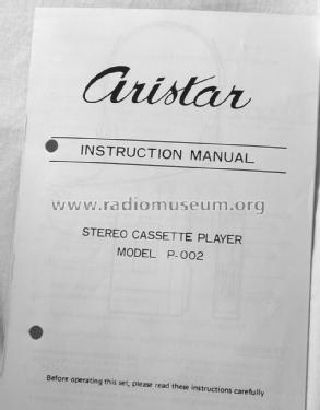 Aristar P-002; Swing Interlectronic (ID = 1217322) R-Player