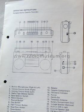 Calypso 3-Band Stereo-Radio-Cassette Recorder 6868; Swing Interlectronic (ID = 1220439) Radio