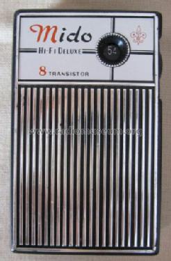 Mido Hi-Fi Deluxe 8 Transistor M-800; Swing Interlectronic (ID = 1070459) Radio