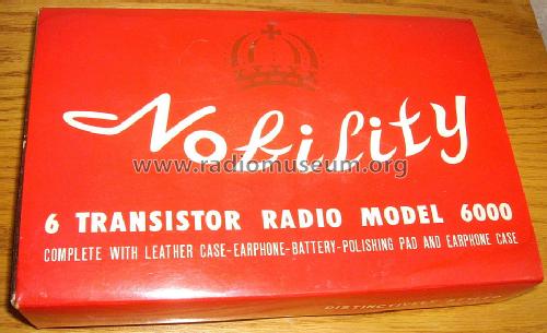 Nobility 6-Transistor 6000; Swing Interlectronic (ID = 1391298) Radio