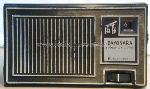 Sayonara Super de Luxe 6 Transistor; Swops Electronics Co (ID = 1384271) Radio